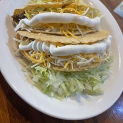 The Crazy Cowboy - Beef and chicken taco on taco Tuesday