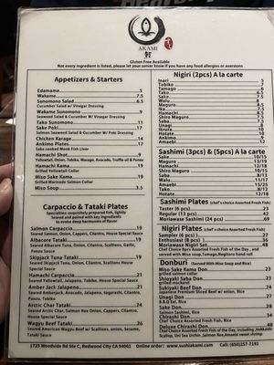 Menu photo 3 Akami Sushi Redwood City, CA Menu photo 3 Akami Sushi Redwood City, CA