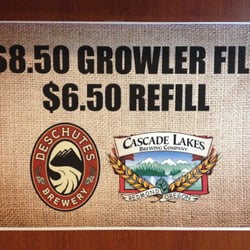 Binky's - $8.50 Growlers (including fill) and $6.50 Growler Refills of local craft beer!
