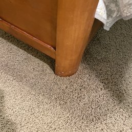 After photo of urine stain removed After photo of urine stain removed
