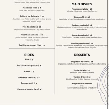 Bar Da Vila Miami - Food menu - Brazilian Near Me - Miami, Florida