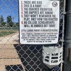 Heroes Park - Great sign.