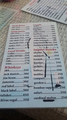 Menu photo 4 Eskici Bodrum Bodrum, 48