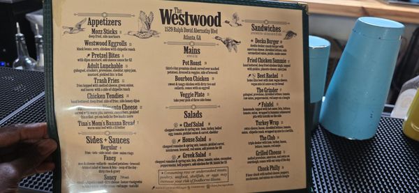 Menu photo 1 The Westwood Atlanta, GA