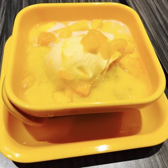 Sweet Kingdom - Mango dessert with mango ice cream - Desserts Near Me - Allston, Massachusetts