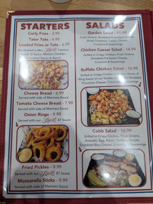 Menu photo 5 BuffaLouie's Carmel, IN