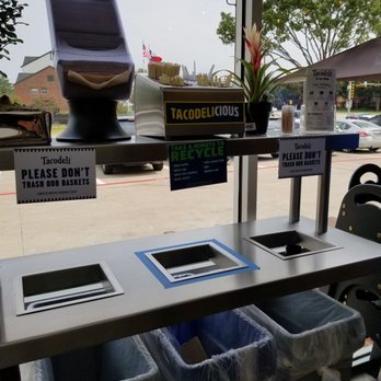 Tacodeli - They have recycling! - Mexican Near Me - Plano, Texas