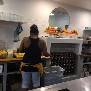Sequoia Diner - Juicing Valencia oranges for mimosas. - Diners Near Me - Oakland, California