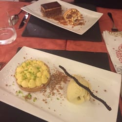 Ophélie La Cigale Gourmande - Desserts: tartelette citron et ginger chocolat-caramel