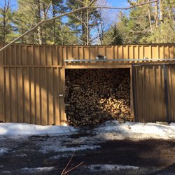Le Domaine de L'Ange-Gardien - They do go through a lot of firewood!