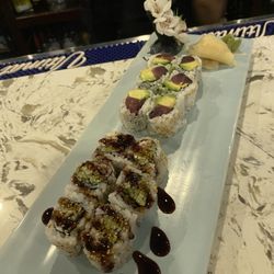 Ginger Garden - Eel cucumber and tuna avocado