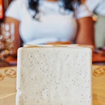 Le Café Louis Vuitton - Vanilla Dream -- textures of vanilla beans, caramelized milk jam, almond croustillants - Cafes Near Me - New York, New York Le Café Louis Vuitton - Vanilla Dream -- textures of vanilla beans, caramelized milk jam, almond croustillants - Cafes Near Me - New York, New York