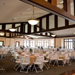 Oakwood Resort - Hilltop Event Center decorated for a wedding.