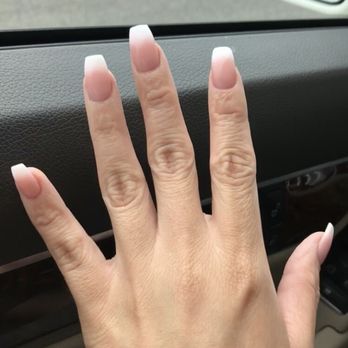 Trendy Nails And Spa - French ombré dip by Vivian on my natural nails - Nail Salons Near Me - Braintree, Massachusetts Trendy Nails And Spa - French ombré dip by Vivian on my natural nails - Nail Salons Near Me - Braintree, Massachusetts