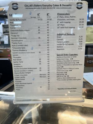 Menu photo 4 Cinotti's Bakery & Deli Jacksonville Beach, FL
