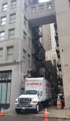 Moving a client from their apartment to storage - This client needed to be moved as soon as possible. We happened to be in the area finished with our morning job and headed to move this client from the top floor to their storage unit. Moving a client from their apartment to storage - This client needed to be moved as soon as possible. We happened to be in the area finished with our morning job and headed to move this client from the top floor to their storage unit.