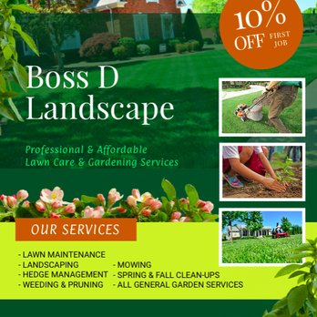 Boss D Landscape - Spring is almost here. Time for cleanup to get your gear outdoors ready! 10% off on your first job! Call Now for your free Estimate - Landscaping Near Me - Erie, Pennsylvania Boss D Landscape - Spring is almost here. Time for cleanup to get your gear outdoors ready! 10% off on your first job! Call Now for your free Estimate - Landscaping Near Me - Erie, Pennsylvania