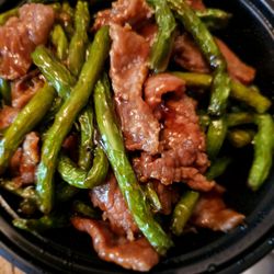 Lucky Star Chinese Restaurant - Beef w/string beans. Sooo good
