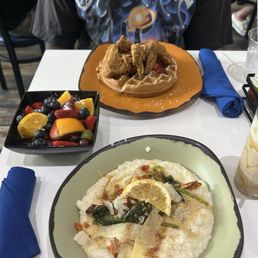 shrimp and grits and chicken and waffles shrimp and grits and chicken and waffles