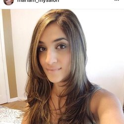 My Salon - Caramel highlights hair by Mariam