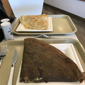 Dulce Crepes - Top to bottom: Scrambler , Buckwheat Western Omelette - Creperies Near Me - Fairfax, Virginia