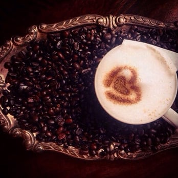 Moore Coffee Shop - My chai tea with a cinnamon heart - Coffee & Tea Near Me - Seattle, Washington