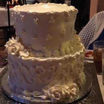 Carmela's at Macri's - Our homemade by Carmela Wedding Cake!!! So pretty and soooo delicious! - Italian Near Me - South Bend, Indiana