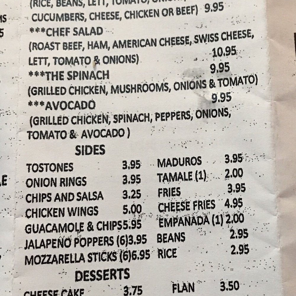 Amada's Kitchen - Menu - American Near Me - Washingtonville, New York