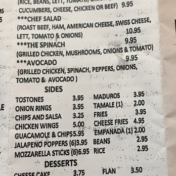 Amada's Kitchen - Menu - American Near Me - Washingtonville, New York