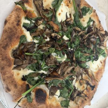 Great White - Mushroom pizza - New American Near Me - Los Angeles, California