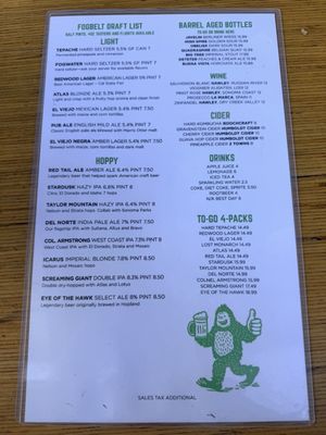 Menu photo 1 Fogbelt Station Healdsburg, CA Menu photo 1 Fogbelt Station Healdsburg, CA