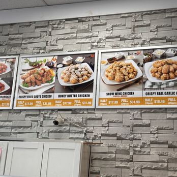 Vons Chicken - Right of menu - Korean Near Me - Honolulu, Hawaii