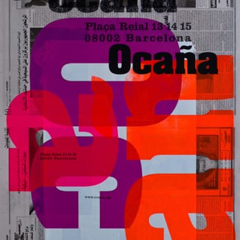 Ocaña - Ocana menu on old local newspapers - Mediterranean Near Me - Barcelona, B Ocaña - Ocana menu on old local newspapers - Mediterranean Near Me - Barcelona, B