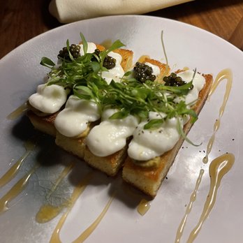 Intercrew - BURRATA TOAST with Caviar - Cocktail Bars Near Me - Los Angeles, California Intercrew - BURRATA TOAST with Caviar - Cocktail Bars Near Me - Los Angeles, California