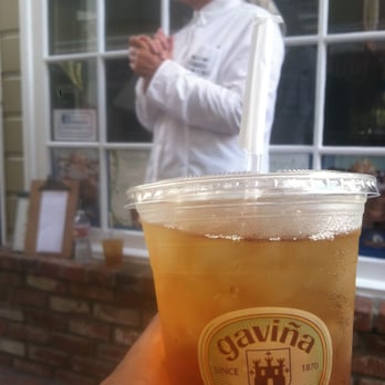 Catalina Food Tours - Sipping some tea while listening to Kathy do her thing. - Food Tours Near Me - Avalon, California