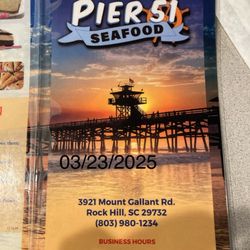 Pier 51 - Menu 03/23/2025