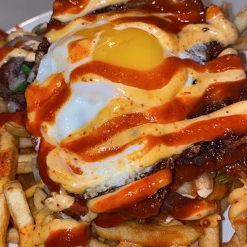 Cafe 101 - Kimchi Fries with Beef - Chinese Near Me - Houston, Texas Cafe 101 - Kimchi Fries with Beef - Chinese Near Me - Houston, Texas
