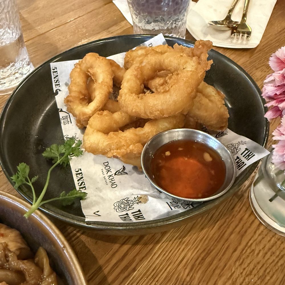 Dok Khao Thai Eatery - Calamari Ring (2-3 pieces already eaten) - Thai Near Me - Columbia, Maryland