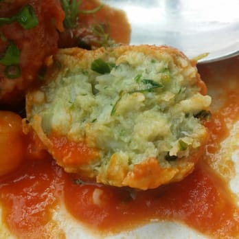Baduzzi - Inside the crayfish meatball - Italian Near Me - Auckland, AUK