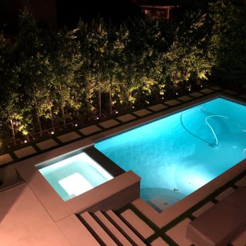 Atlas Swimming Pool - At night with LED nicheless pool lights - General Contractors Near Me - Los Angeles, California Atlas Swimming Pool - At night with LED nicheless pool lights - General Contractors Near Me - Los Angeles, California