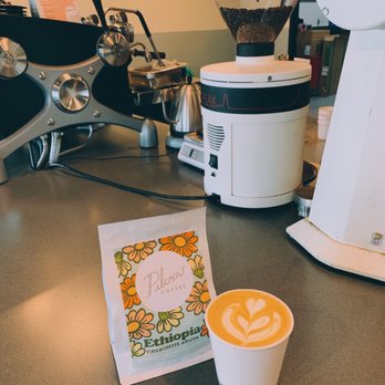 Pilcrow Coffee - Pilcrow freshly roasted Ethiopia Yigracheffe & lavender latte. - Coffee Roasteries Near Me - Milwaukee, Wisconsin Pilcrow Coffee - Pilcrow freshly roasted Ethiopia Yigracheffe & lavender latte. - Coffee Roasteries Near Me - Milwaukee, Wisconsin