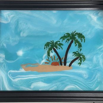 Hawaii Fluid Art - 2-24-2024 final famed artwork - Art Classes Near Me - Flower Mound, Texas Hawaii Fluid Art - 2-24-2024 final famed artwork - Art Classes Near Me - Flower Mound, Texas