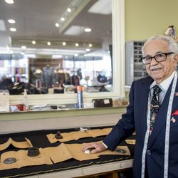 Cicchini Custom Clothier - Founder, Paul Cicchini, in our tailoring room