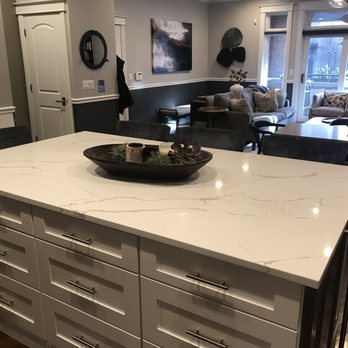 Granite Design of Midwest - Calcutta Laza Quartz - Kitchen & Bath Near Me - Chicago, Illinois Granite Design of Midwest - Calcutta Laza Quartz - Kitchen & Bath Near Me - Chicago, Illinois