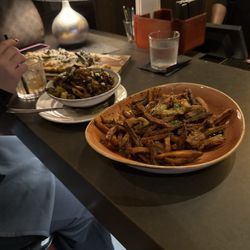 Gallerie Bar & Bistro - Poutine, Brussel sprouts, broccoli pizza.