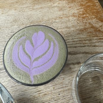 Nemesis Coffee - Ube matcha latte - Cafes Near Me - Vancouver, British Columbia Nemesis Coffee - Ube matcha latte - Cafes Near Me - Vancouver, British Columbia