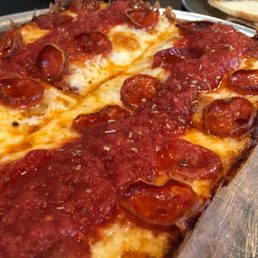 Detroit Style Pizza