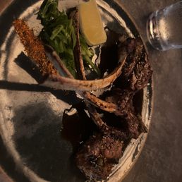 Bone in lamb chops