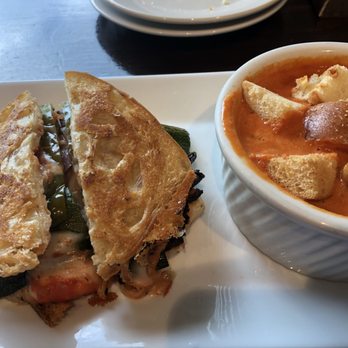 Drip Cafe - Veggie panini and tomato soup - Breakfast & Brunch Near Me - Newark, Delaware