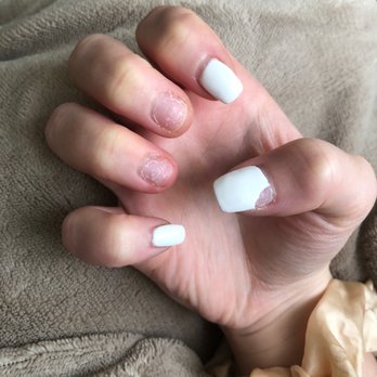 Lavender Nail & Spa - full set after a little over a week - Nail Salons Near Me - Waterford, Connecticut Lavender Nail & Spa - full set after a little over a week - Nail Salons Near Me - Waterford, Connecticut